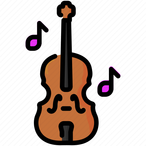 Contrabass, bass, musical, jazz, violin icon - Download on Iconfinder