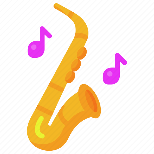 Saxophone, jazz, music, musical, instrument, trumpet, orchestra icon - Download on Iconfinder
