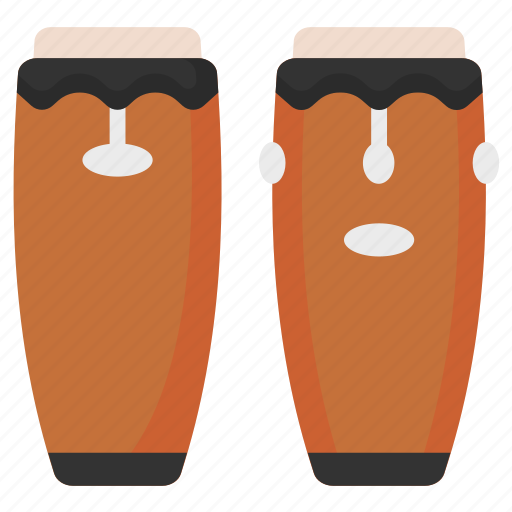 Conga, percussion, drum, musical, instrument, conga drum, music-instrument icon - Download on Iconfinder