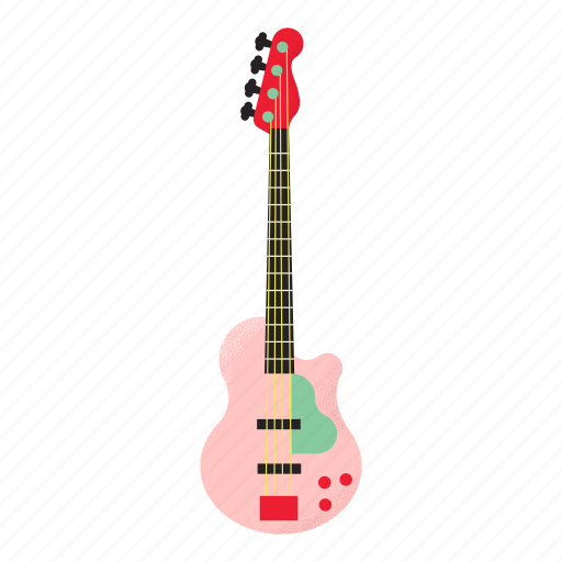 Bass, guitar, electric bass, string instrument, bass guitar, electric guitar, rock band icon - Download on Iconfinder