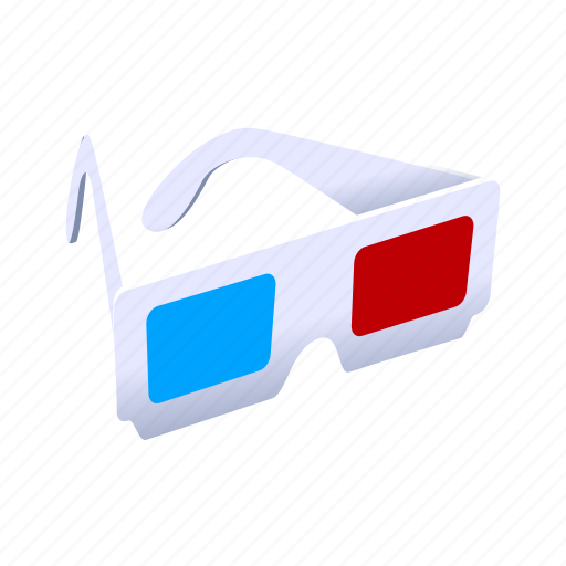 Cinema, effects, glasses, movies, perspective, reality, video icon - Download on Iconfinder