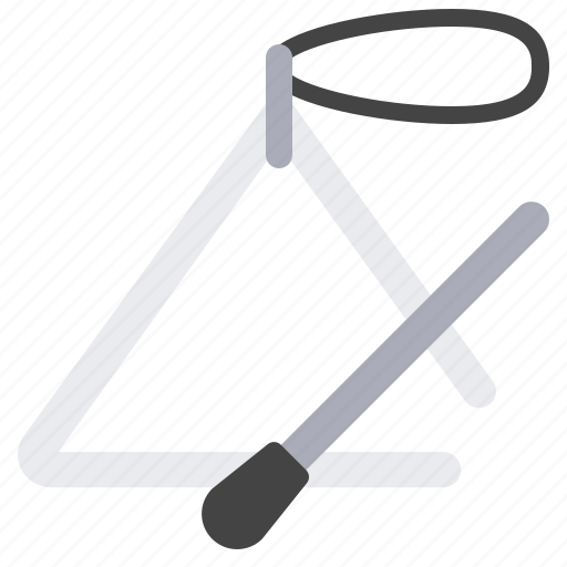 Triangle, music, rhythm, instrument, equipment icon - Download on Iconfinder