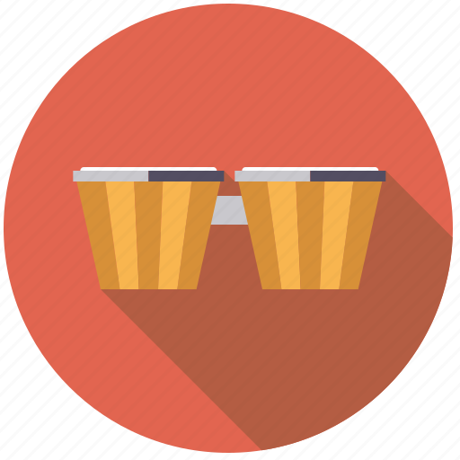 Bongos, drum, instrument, music, percussion, rhythm, sound icon - Download on Iconfinder