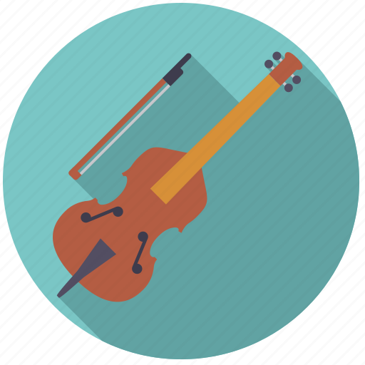 Bow, contrabass, double bass, instrument, music, sound, string icon - Download on Iconfinder