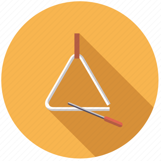 Instrument, mallet, music, percussion, sound, triangle icon - Download on Iconfinder