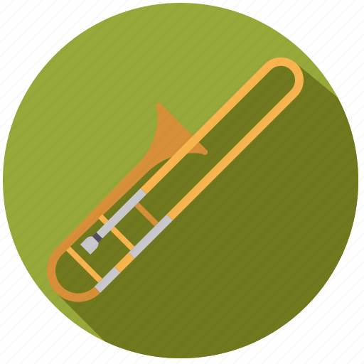 Brass, instrument, music, sound, trombone, wind icon - Download on Iconfinder