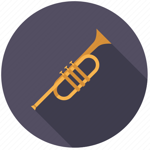 Brass, instrument, music, sound, trumpet, wind icon - Download on Iconfinder