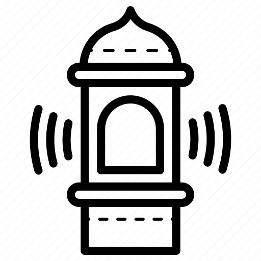 Adhan, call, islam, muslim, minaret icon - Download on Iconfinder