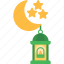 ramadan, decoration, moon, lamp, crescent, muslim, light