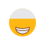 cap, emoji, face, grinning face, islam, muslim 