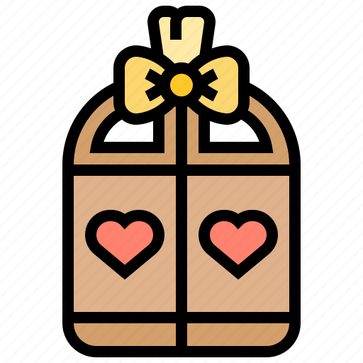 Box, gift, present, souvenir, wedding icon - Download on Iconfinder
