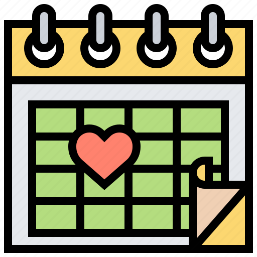 Appointment, calendar, day, schedule, wedding icon - Download on Iconfinder