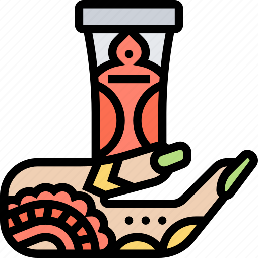 Henna, hand, bride, tradition, arabian icon - Download on Iconfinder