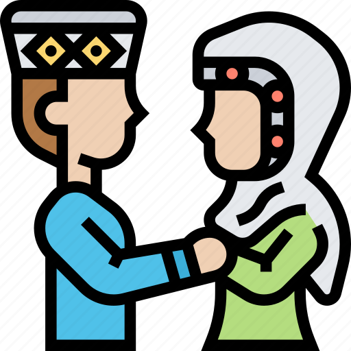 Nikah, marriage, ceremony, contract, muslim icon - Download on Iconfinder