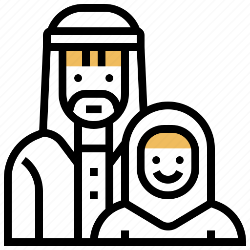 Daughter, family, guest, muslim icon - Download on Iconfinder