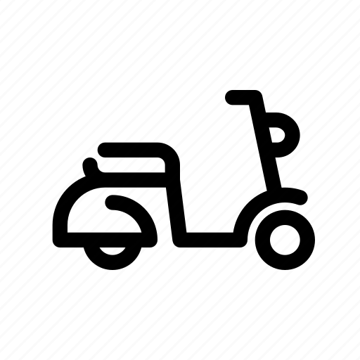 Motorcycle, scooter, transportation, vespa icon - Download on Iconfinder