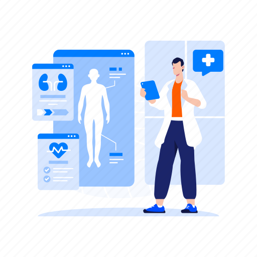 Diagnosis, patients, disease, medical, hospital, clinic, medicine illustration - Download on Iconfinder