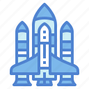 launch, rocket, ship, spaceship, transportation