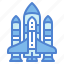 launch, rocket, ship, spaceship, transportation 