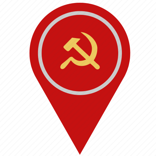 Communism, country, geo, location, pointer icon - Download on Iconfinder