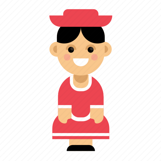Chile, clothes, costume, culture, ethnic, people, taditional icon - Download on Iconfinder