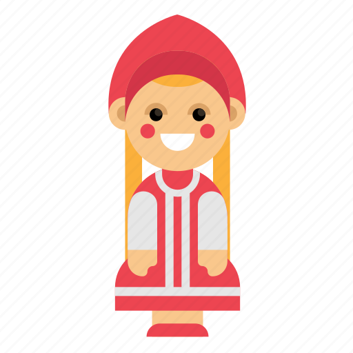 Clothes, costume, culture, ethnic, people, russia, taditional icon - Download on Iconfinder