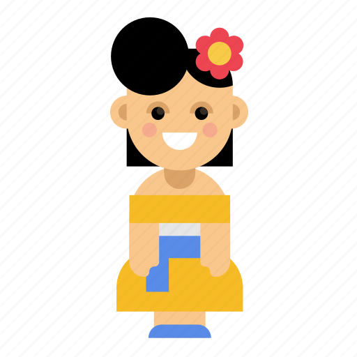 Clothes, colombia, costume, culture, ethnic, people, taditional icon - Download on Iconfinder