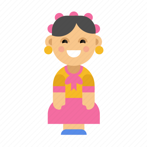 Clothes, costume, culture, ethnic, korea, people, taditional icon - Download on Iconfinder