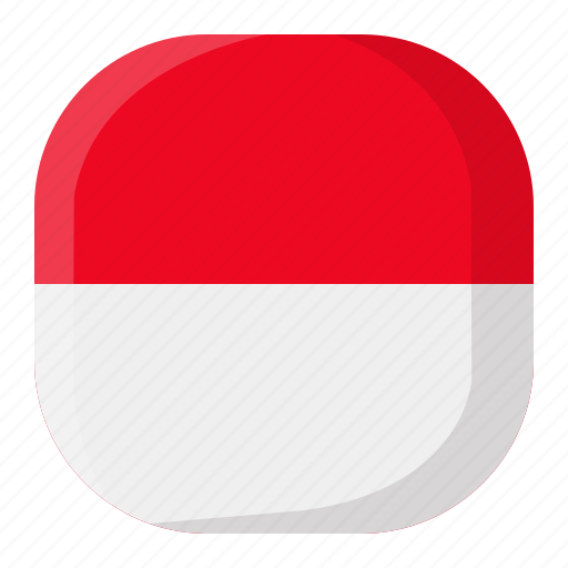 Country, flag, indonesia, nation, national, square, world icon - Download on Iconfinder
