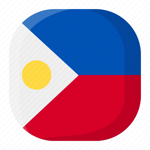 Country, flag, nation, national, philippines, square, world icon - Download on Iconfinder