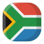 africa, country, flag, nation, national, south africa, world 