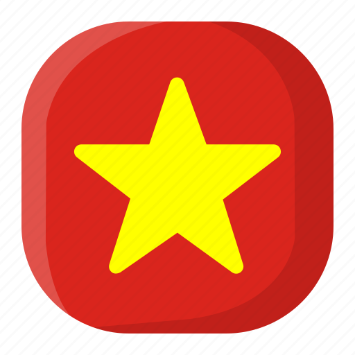 Country, flag, nation, national, star, vietnam, world icon - Download on Iconfinder