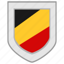 belgium, flag, shield 