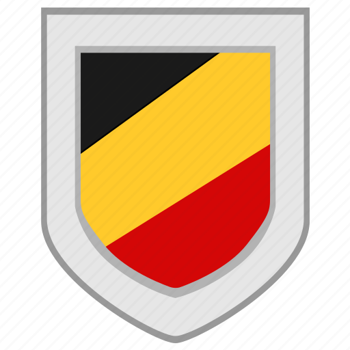Belgium, flag, shield icon - Download on Iconfinder