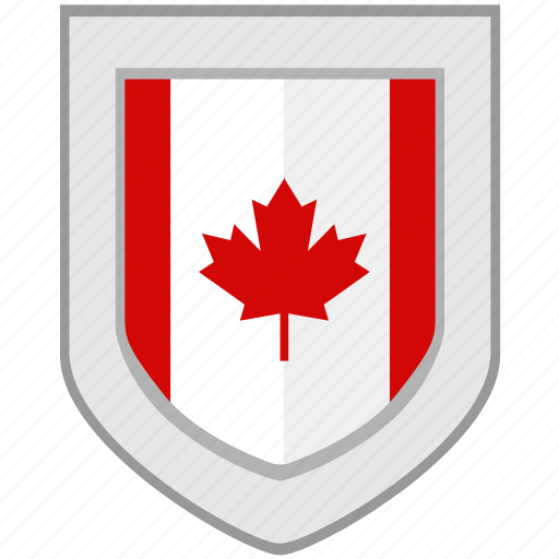Canada, flag, maple, shield icon - Download on Iconfinder