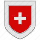 flag, shield, switzerland