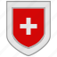 flag, shield, switzerland 