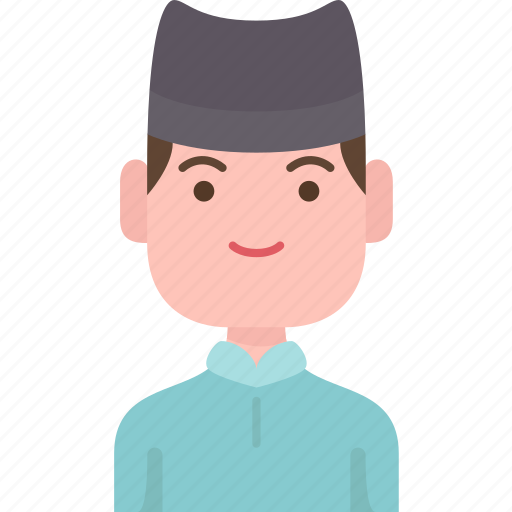 Bruneian, man, muslim, traditional, costume icon - Download on Iconfinder