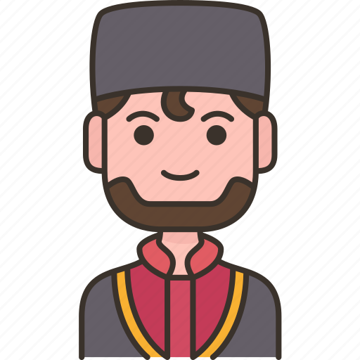 Azerbaijanis, man, native, traditional, costume icon - Download on Iconfinder