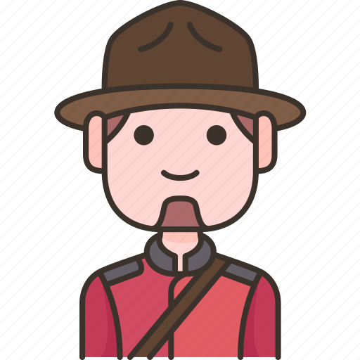 Canadian, man, cavalryman, uniform, nationality icon - Download on Iconfinder