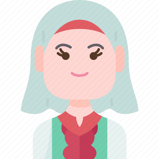 Croatian, ethnic, female, traditional, dress icon - Download on Iconfinder