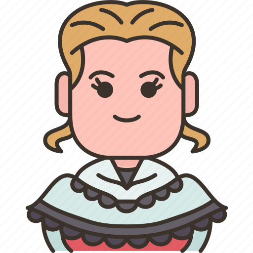 Czech, folk, costumes, female, europe icon - Download on Iconfinder