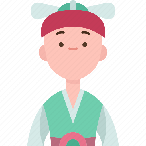 Korean, man, asian, traditional, costume icon - Download on Iconfinder
