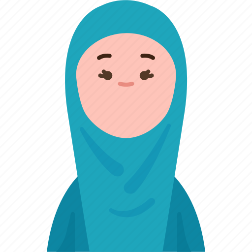 Indonesian, muslim, lady, tradition, asean icon - Download on Iconfinder
