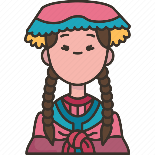 Peruvian, peru, traditional, costume, woman icon - Download on Iconfinder