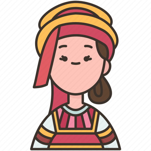 Russian, folk, ethnic, traditional, costume icon - Download on Iconfinder