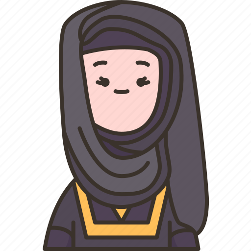 Saudi, arab, woman, muslim, asia icon - Download on Iconfinder