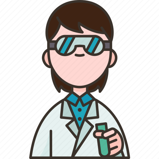 Scientist, researcher, chemist, laboratory, pharmaceutical icon - Download on Iconfinder
