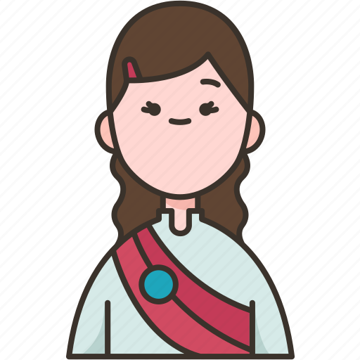 Lao, asean, woman, national, costume icon - Download on Iconfinder