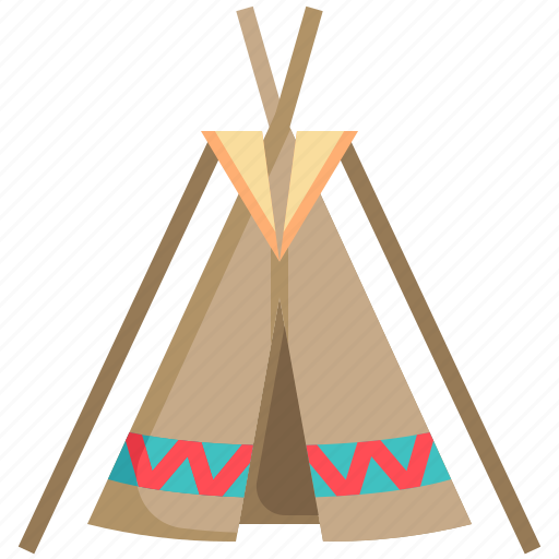 Tipi, native, american, cultures, architecture, city, wigwam icon - Download on Iconfinder